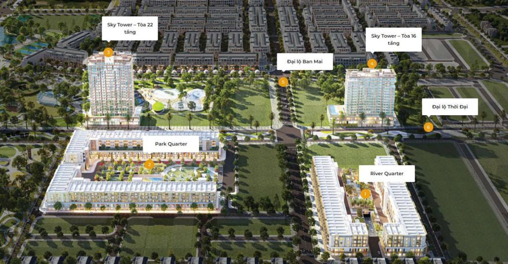 nội khu Masteri Quater